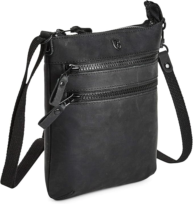 Crossbody Sling Bag for Women Small Real Leather Purse Vintage Travel Crossover Shoulder Bag Handmade