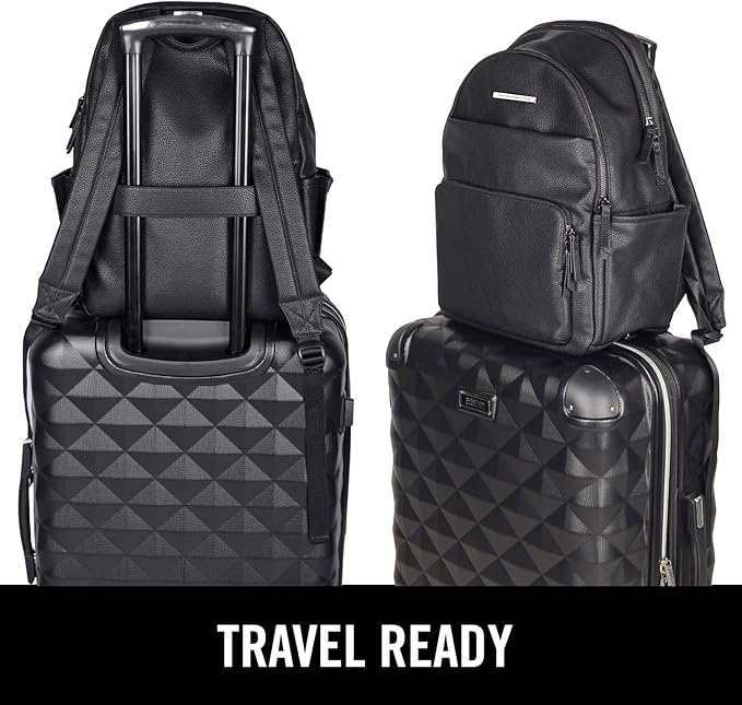 Kenneth Cole REACTION Marley Backpack, Black, 15" Laptop