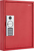 AdirOffice Key Holder Wall Mount - 60 Keys Lock Box with Code, Key Cabinet Wall Mount, Valet Parking Key Box, Car Dealer Key Cabinet - Space Saving Locking Key Box Wall Mount with Digital Lock