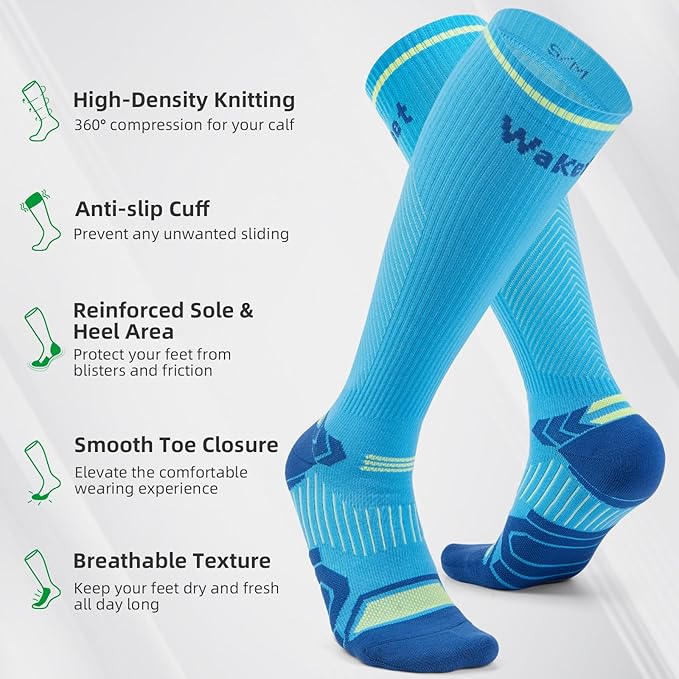 Compression Socks for Women Men 3 Pairs, Compression Stockings, Fragrance Flight Socks for Travelling Sitting