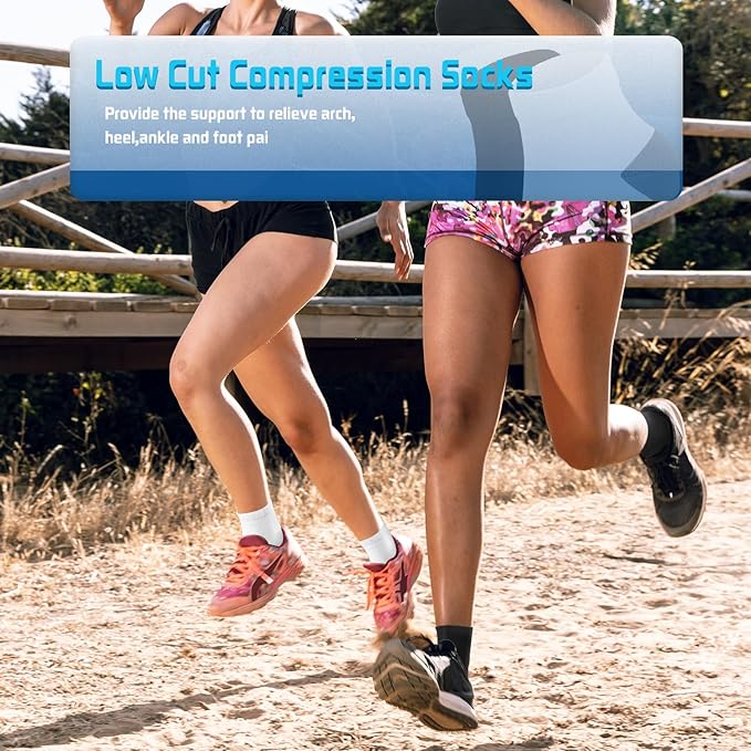 Iseasoo Copper Compression Socks for Men & Women – Plantar Fasciitis Relief, Ankle Support & Circulation – Running & Recovery