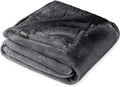 Bare Home Fleece Blanket - King Size - Ultra-Soft Lightweight for Bed, Sofa, and Couch - Luxury Microplush - Cozy Warm Blanket (King, Forged Iron Grey)