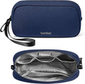 tomtoc Electronics Organizer Travel Case, Water Resistant Travel Bag Cable Organizer for Essentials, Tech Pouch Accessories Carry Storage for Cord, Phone, Cables, Airpods, USB Flash Drive, Daily Items