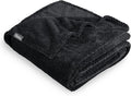 Bare Home Textured Fleece Blanket - King Size - Ultra-Soft Lightweight for Bed, Sofa, and Couch - Luxury Microplush - Cozy Warm Blanket (King, Chevron Black)