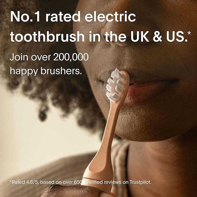 SURI Sonic Electric Toothbrush with UV Travel Case - 40-Day Battery- Designed in California - Electric Toothbrushes Adults - Slim Travel Tooth Brush