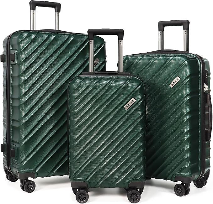Luggage Sets Suitcases with Wheels Suitcase set Hardshell Luggage sets Clearance Luggage sets with TSA Lock 20/24/28 Inch Luggage Lightweight Suitcases with Wheels (Jasper)
