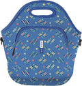 Sok It LunchTote Zippered Bag Insulated Neoprene Caddy (Pickleball, X-Large 6.5 Quart Lunch Tote)