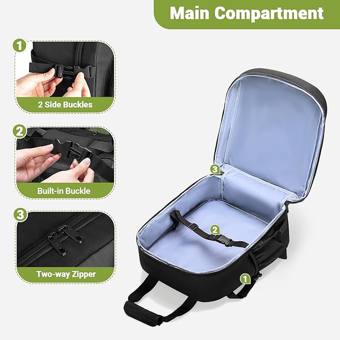 Lightweight Small Stroller Bag Compatible with GB Pockit Stroller, Travel Stroller Backpack with Pockets, Stroller Accessories Carry Case for Flight Essentials, Bag Only