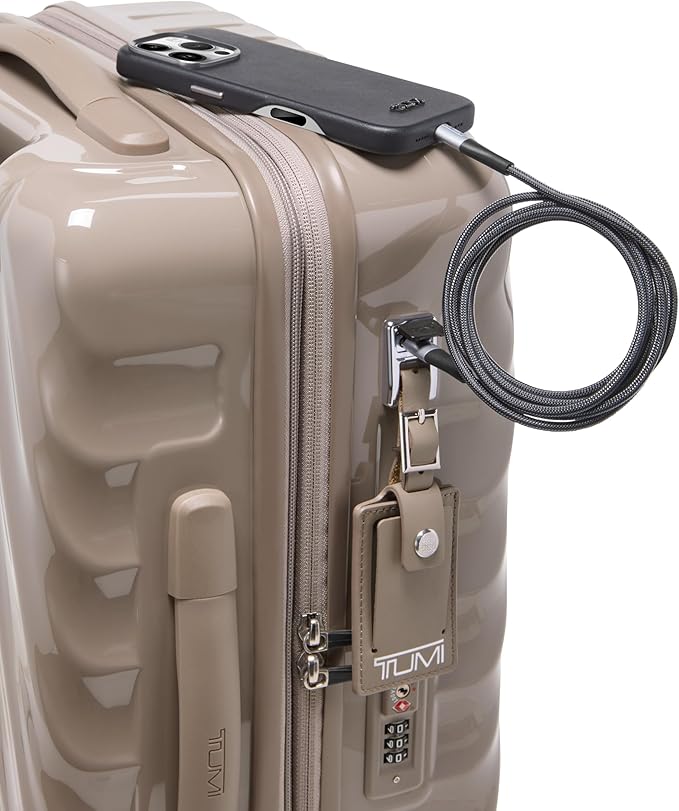TUMI - 19 Degree International Expandable 4 Wheeled Carry-On - Hard Shell Suitcase - 21.8" X 14.0" X 9.0" - Moon Rock