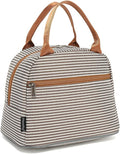 FlowFly Insulated Lunch Cooler Bag - Tote Bag Organizer for Women/Men, Coffee