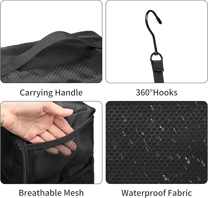 Suitcase Organizer Travel Bags Organizer for Luggage Compression Hanging Packing Cubes for Travel Carry on Closet (Bag Only)