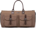 Modoker Garment Convertible Weekender Bag,Carry on Canvas Garment Duffle Bag Heavy Duty Overnight Bags for Men Women