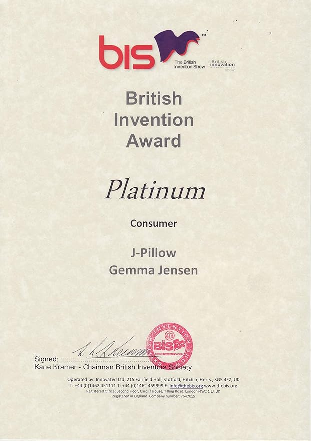 JPillow Travel Pillow for Airplanes – A Little Bulky, Expensive, and Takes a Couple of Minutes to Master, but Supports Your Head and Neck in Genuine Luxury – British Invention of The Year (Black)