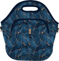 Sok It LunchTote Zippered Bag Insulated Neoprene Caddy (Midnight Hour, X-Large 6.5 Quart Lunch Tote)