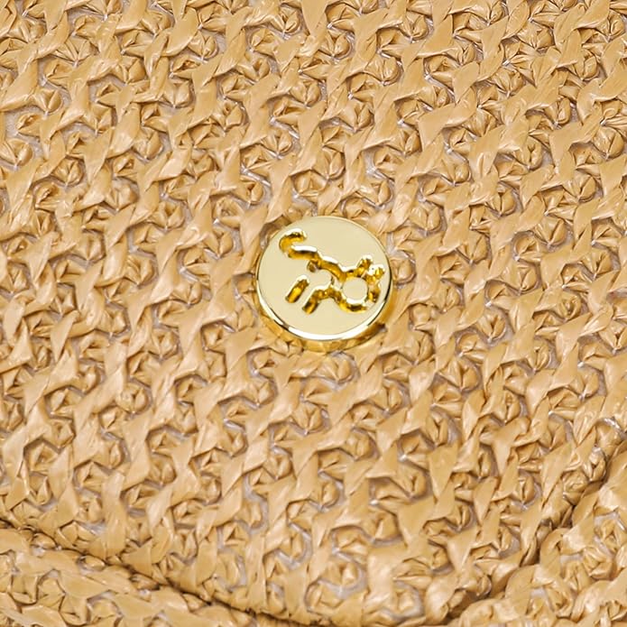 Haytijoe Summer Straw Purse Small Sling Bag RFID Blocking Crossbody Bags for Women Beach Raffia Bags Fanny Packs
