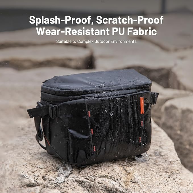 PGYTECH OneMo Sling Camera Bag 7L-9L, waterproof Crossbody Camera Shoulder Bag for Photographers Travel, DSLR Camera Bag for Sony/Canon/Nikon/DJI Mavic/Mirrorless/Tripod/Laptop