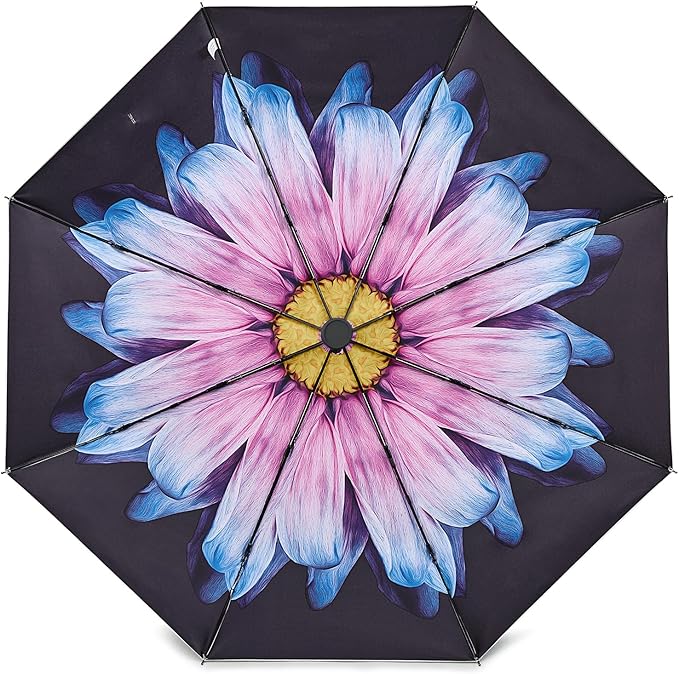 G4Free UPF 50+ UV Protection Large Travel Umbrella 42/46 Inch Auto Open Close Windproof Sun Blocking Umbrella