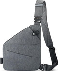 WANDER PLUS® Anti Theft Crossbody Travel Bag for Women Men, Multi-Pocket Crossbody Bag, Slim Sling Bag with Adjustable Strap