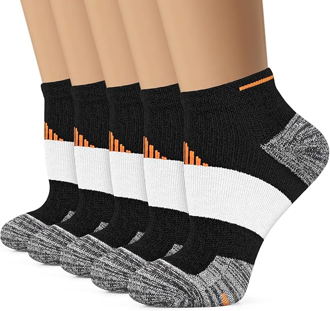 Iseasoo Copper Compression Socks for Men & Women – Plantar Fasciitis Relief, Ankle Support & Circulation – Running & Recovery