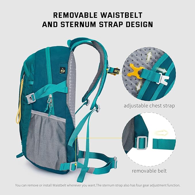 SKYSPER Small Hiking Backpack, 20L Lightweight Travel Backpacks Hiking Daypack for Women Men