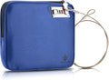 Anti-Theft Locking Beach Bag, 9x7.5-inch Portable Beach Safe for Securing Your Valuables and Phone – Blue