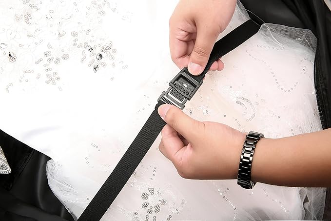 72" Tri-Fold Wedding Garment Bag for Long Dress & Gown,Hanging Travel Carry on Storage bag for Men Women