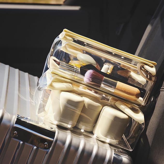 Cadence Extender - Add On to Any Flex Magnetic Containers with Lids,Extension to Travel Bottles for Toiletries - Carry On Travel Essentials For Women/Men - Adds Additional 1.43 fl oz - 3pk, Pacifiic