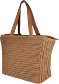Roxy Women's Beach Tote Bag | Travel | Vacation | Straw | Lightweight | Breathable