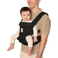 Ergobaby Omni Classic Baby Carrier Newborn to Toddler - Breathable Baby Carriers for Summer - All-Position Carrier with Lumbar Support (7-45 Pounds), Cotton, Pure Black