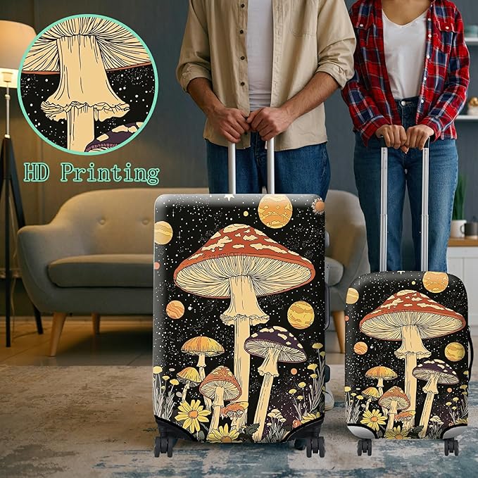 Luggage Cover Plus - 26-28 Inch Suitcase Protector with Concealed Zipper, Washable Elastic Cloth, Dustproof, Anti-Scratch