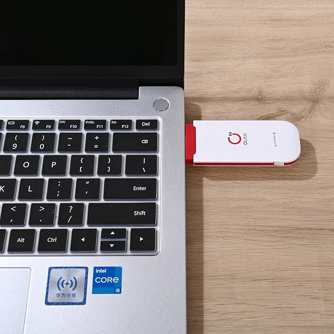 4G LTE-Advanced USB WiFi Dongle & Mobile Hotspot Router – Portable Modem with Pre-Installed Spectruym Smart SIM Card – Ideal for Travel and Business (US and EU only)