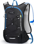 Lightweight Hydration Backpack, Running Backpack with 2L Water Bladder, Hydro Water Daypack for Cycling Hiking Rave for Men Women