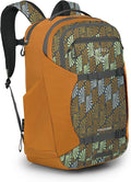 Osprey Proxima 30L Campus Laptop Backpack - Organized Everyday Pack with Tech Storage, Water Bottle Pockets, and Comfortable Carry - Perfect for School, Commute, and Travel, Kazuma Print/Toffee Orange