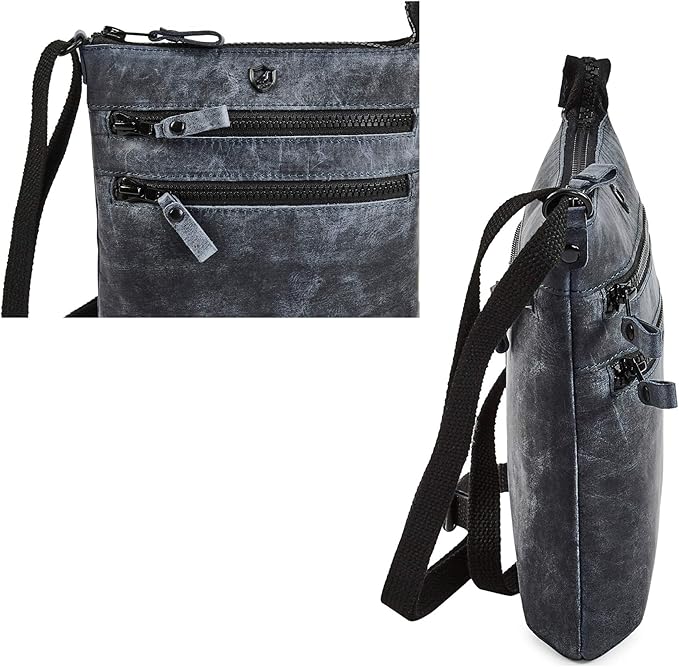 Crossbody Sling Bag for Women Small Real Leather Purse Vintage Travel Crossover Shoulder Bag Handmade
