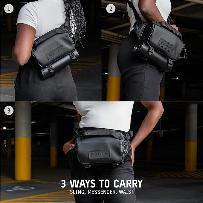WANDRD ROGUE V1 6L Sling: Compact Camera Sling and Crossbody Bag with Fast Access, 3-Way Carry– Lightweight Everyday Bag Great for Travel, Photography, and Daily Use (Uyuni Purple)