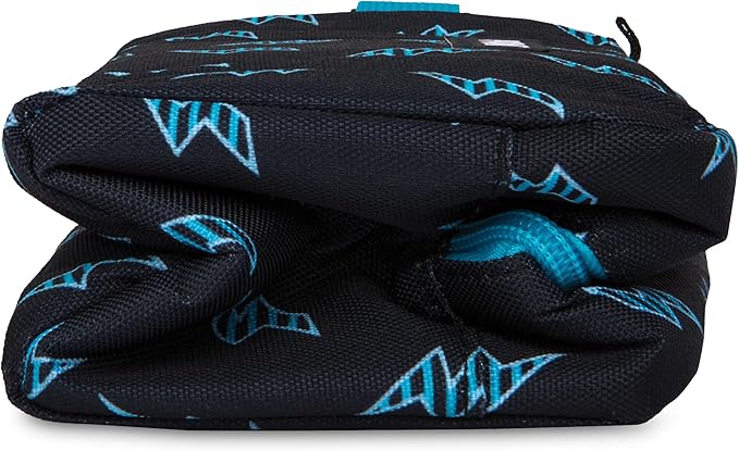 PackIt Freezable Snack Box, Striped Bolts, Built with ECOFREEZE Technology, Collapsible, Reusable, Zip Closure with Buckle Handle, Great for All Ages and Fresh Snacks on the go