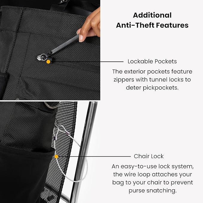 Sherpani Soleil, Anti Theft Convertible Backpack, 3 in 1 Tote Bag, Cross Body Purse, 18L Travel Backpack, Travel Gifts for Women, RFID Protection, Metal Hardware Fits 13” Laptop (Carbon)