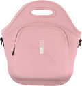 Sok It LunchTote Zippered Bag Insulated Neoprene Caddy (Millennial Pink, X-Large 6.5 Quart Lunch Tote)