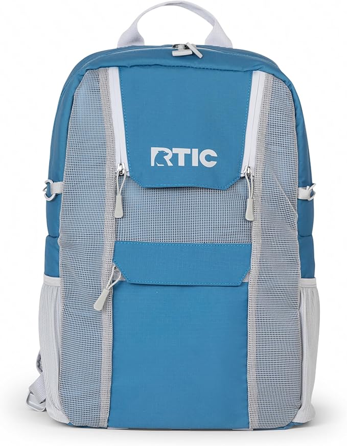 RTIC Chillout 24 Can Backpack Cooler Insulated Portable Soft Cooler Bag for Lunch, Beach, Drink, Beverage, Travel, Camping, Picnic, Car, Hiking