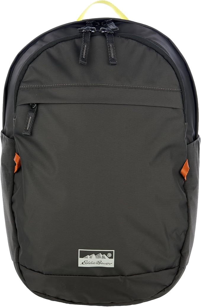 Eddie Bauer 20L Venture Backpack, Hydration and Laptop Compatible Daypack, Carbon Black