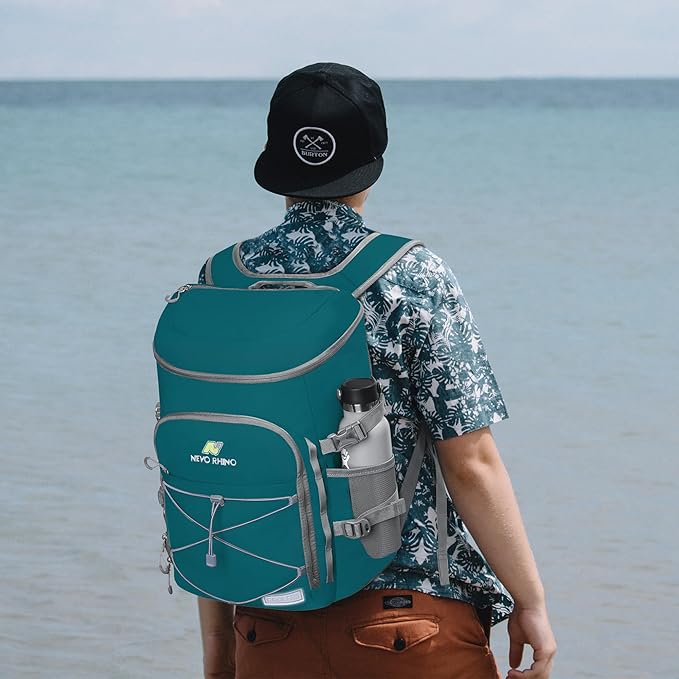 N NEVO RHINO Backpack Coolers Insulated Leak Proof 36/54 Cans,Portable Lightweight Waterproof Insulated Cooler Backpack for Men & Women Ideal for Camping,Travel,Beach,Picnics,Lunch & Day Trips