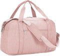 Narwey Carry on Bag 22x14x9 Airlines Approved, Carry on Duffle Bag for Airplane with Wet Pocket, Travel Duffel Bag Luggage Bag Weekender Overnight for Women Men (Pink)
