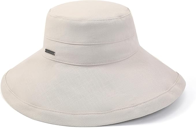 Bona Wide Brim Sun Hat for Women | 4.7" Brim, Drawstring Adjust, UPF Sun Protection, Packable & Breathable