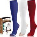 NEWZILL Copper Compression Socks for Women & Men 15-20mmHg Cotton Rich Odor Control Dress Socks for Business Casual Running Medical Athletic Support, Edema Diabetic Relief
