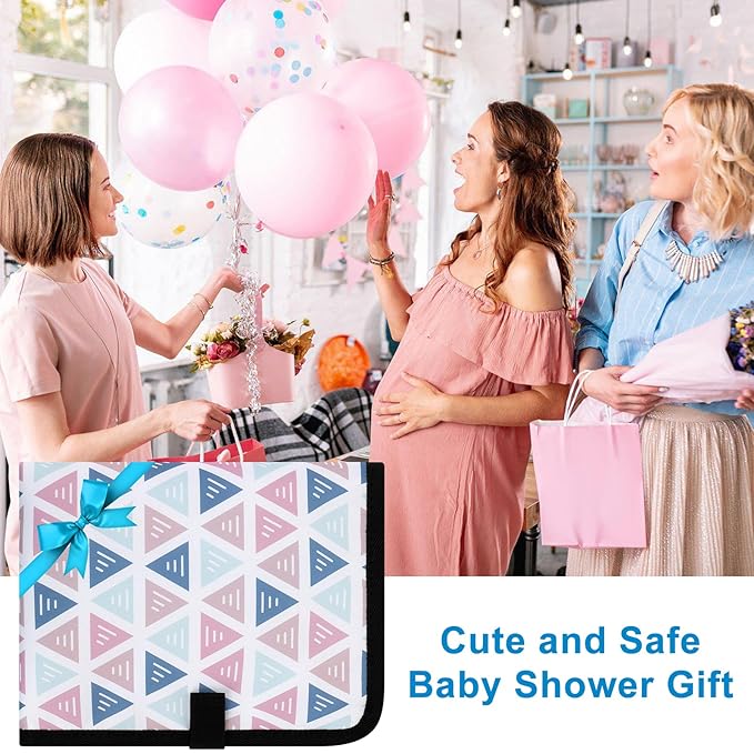 Accmor Portable Diaper Changing Pad, Waterproof Baby Changing Mat, Foldable Portable Travel Changing Pads for Baby, Triangle