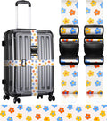 Luggage Straps for Suitcases Travel Belt Luggage Band Heavy Duty Traveling Luggage Identifier Cute Women Girls Unique Accesory,