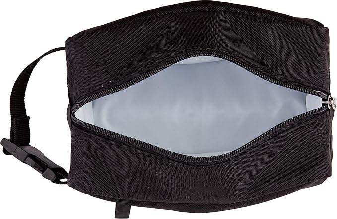 PackIt Freezable Snack Box, Black, Built with EcoFreeze Technology, Collapsible, Reusable, Zip Closure with Buckle Handle, Perfect All Ages and Fresh Snacks on the go