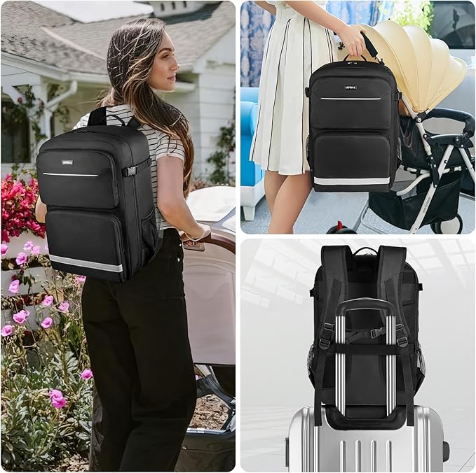 Stroller Travel Bag(Size:13.8''×8.7''×20.5''),Stroller Backpack Compatible with Gb Pockit/Pockit+ All City/Air All Terrain/Cybex Libelle 2 Stroller and Accessories(Bag Only)