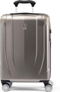 Travelpro Pathways 3 Hardside Expandable Luggage, 8 Spinner Wheels, Lightweight Hard Shell Suitcase, Carry On 21 Inch, Champagne