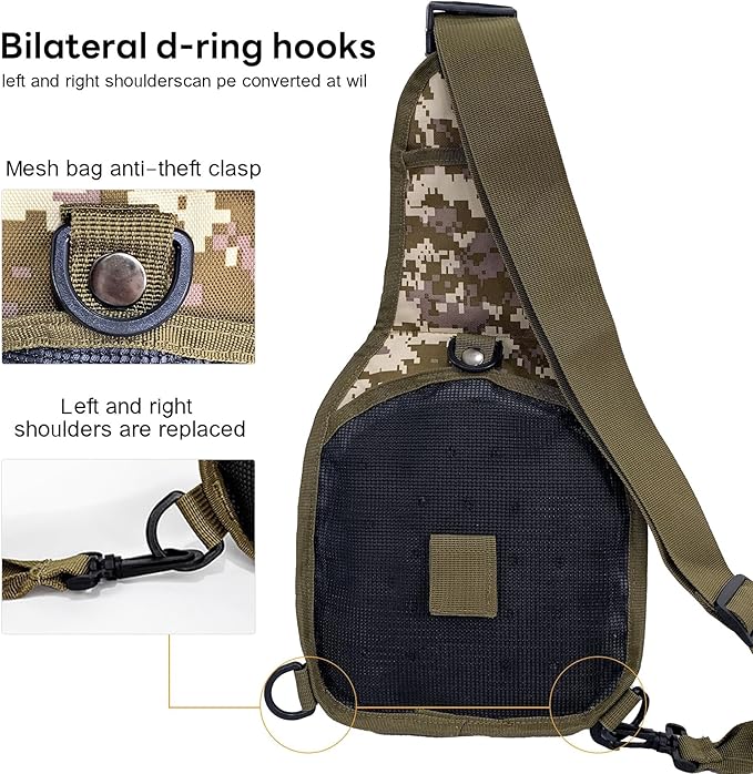 80L 2Pcs Hiking Backpack for Men with Sling Tactical Backpack - Rucksack Molle Military Tactical Waterproof Lightweight Camping Backpack 3 Day Assault Pack for Travel, Climbing, Backpacking